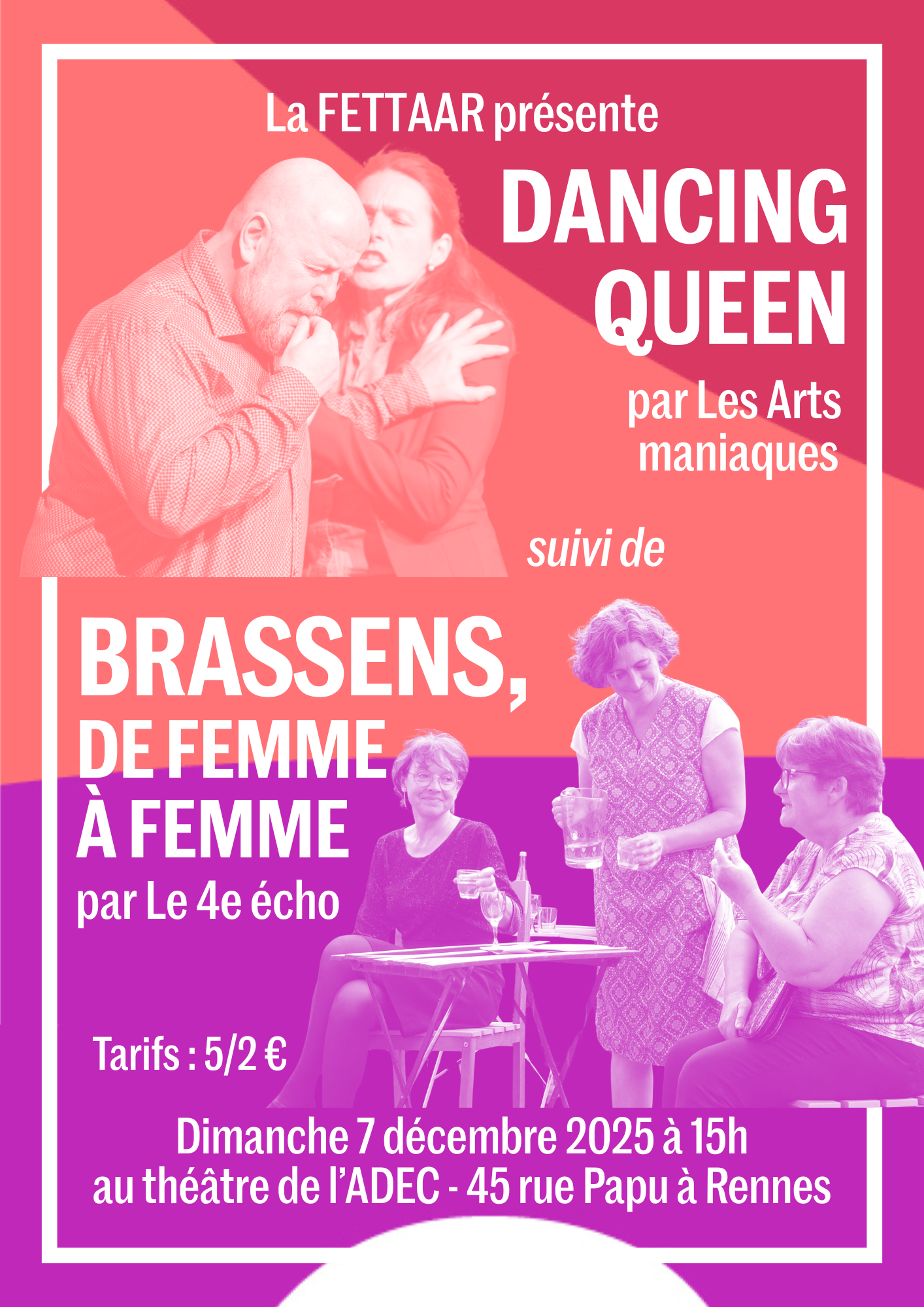 Dancing Queen & Brassens, de femme à femme