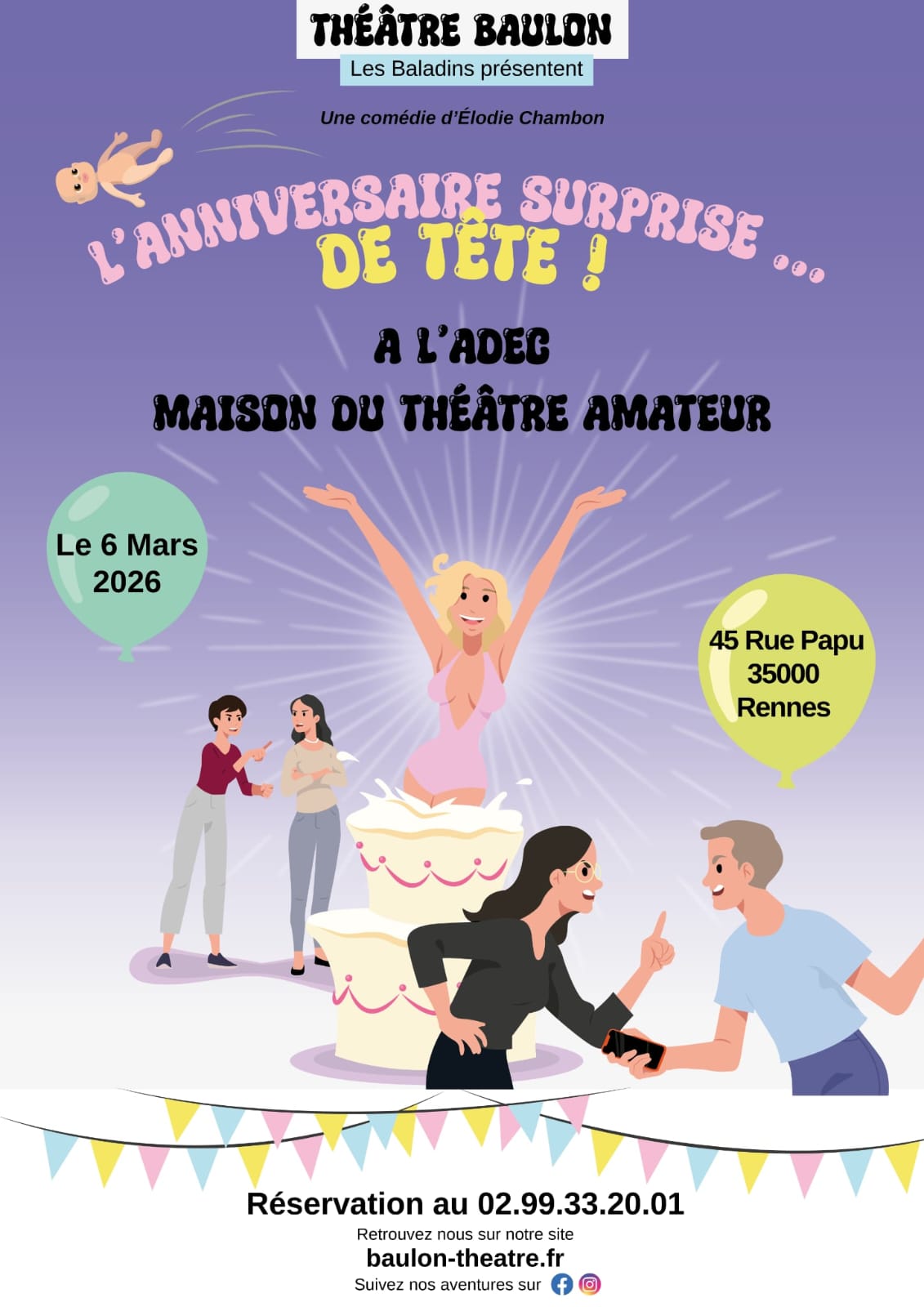 L’Anniversaire surprise… de têtes !