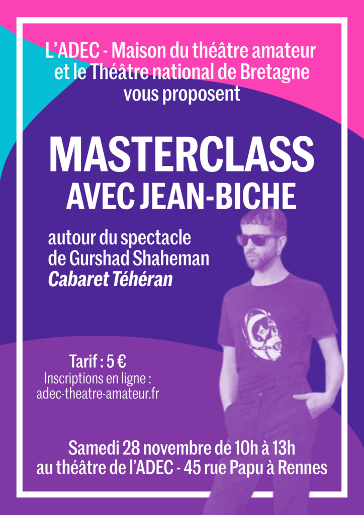 Masterclass avec Jean-Biche